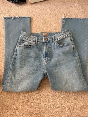 Mother Step Crop Fray 27